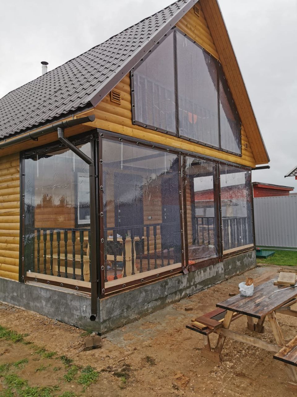 Мягкие окна ПВХ для веранды в Кимрах